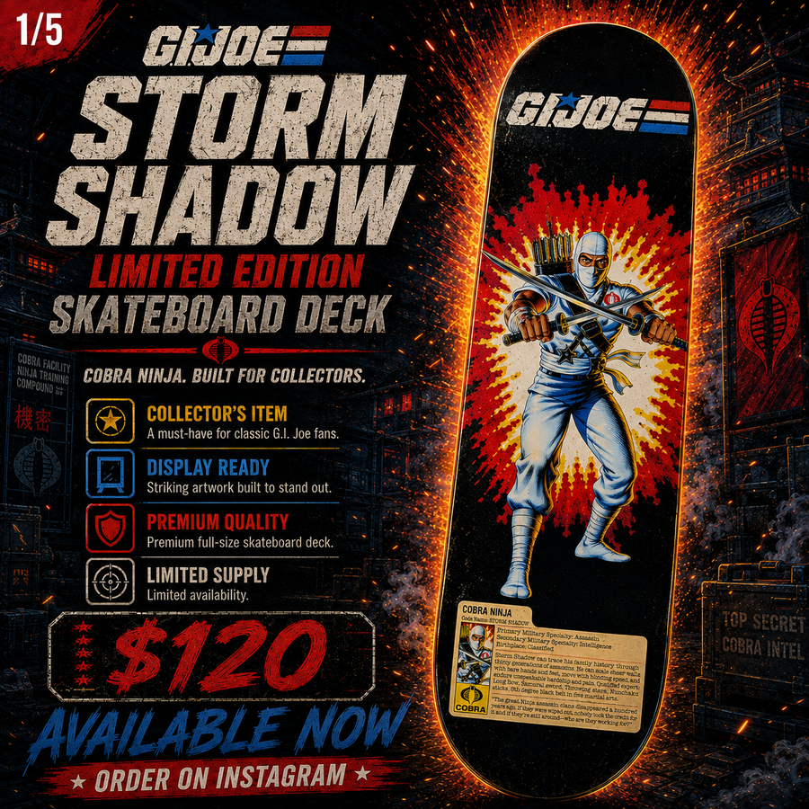 Cobra Ninja - Customized Skateboard