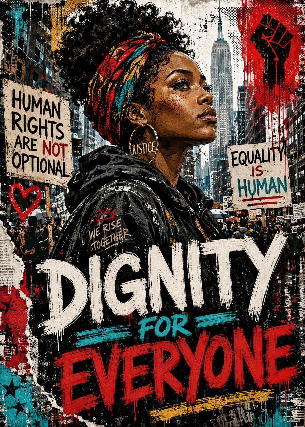 Dignity for Everyone- Custom 5x7