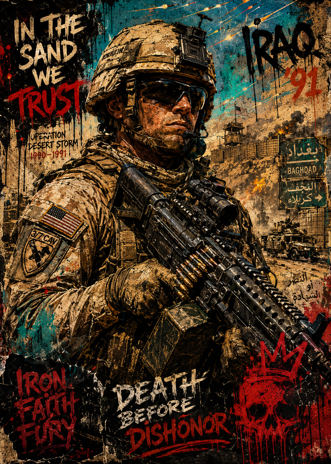 Baghdad- Custom 5x7