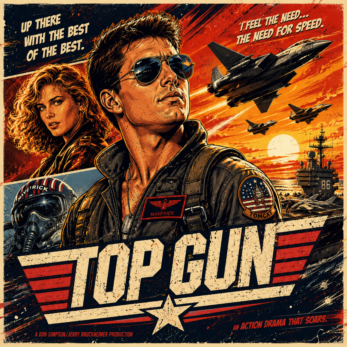 Top Gun — 4x4 Tile