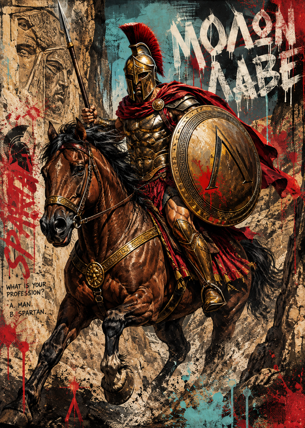Sparta- Custom 5x7
