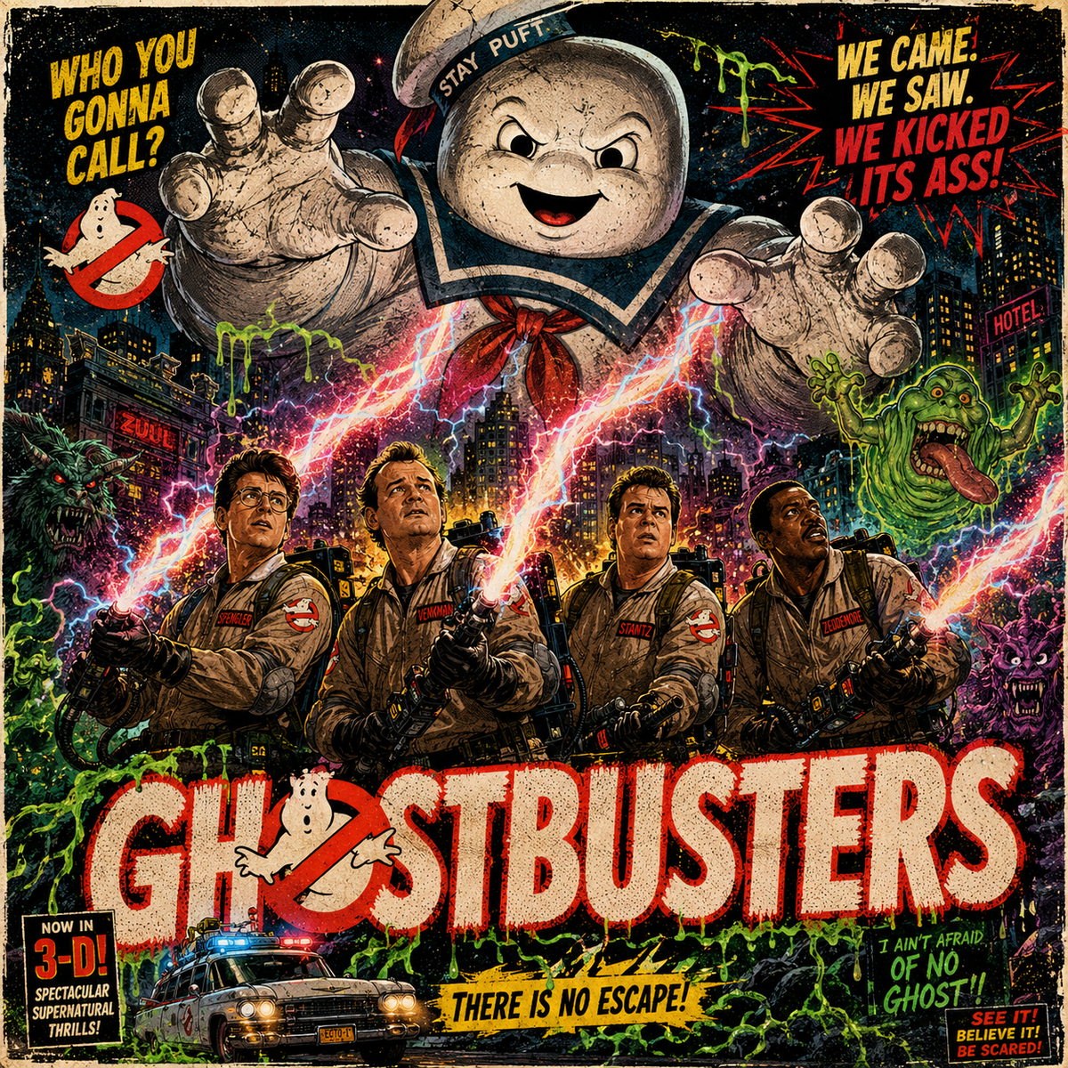 Ghostbusters- 4x4 Tile
