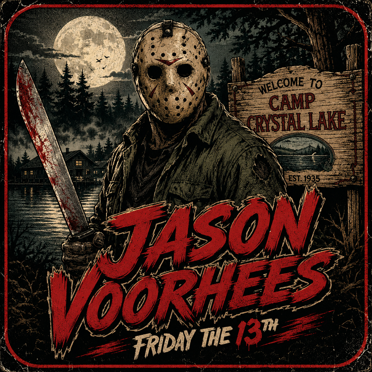 Jason Voorhees- 4x4 Tile