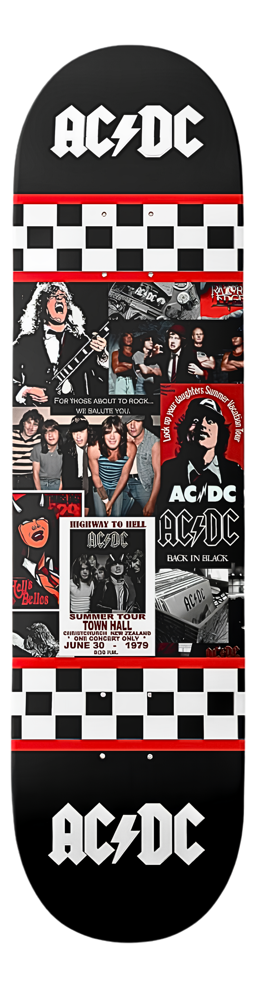 AC/DC- Customized Skateboard