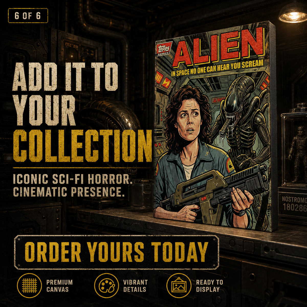 Aliens- Custom 5x7 Canvas