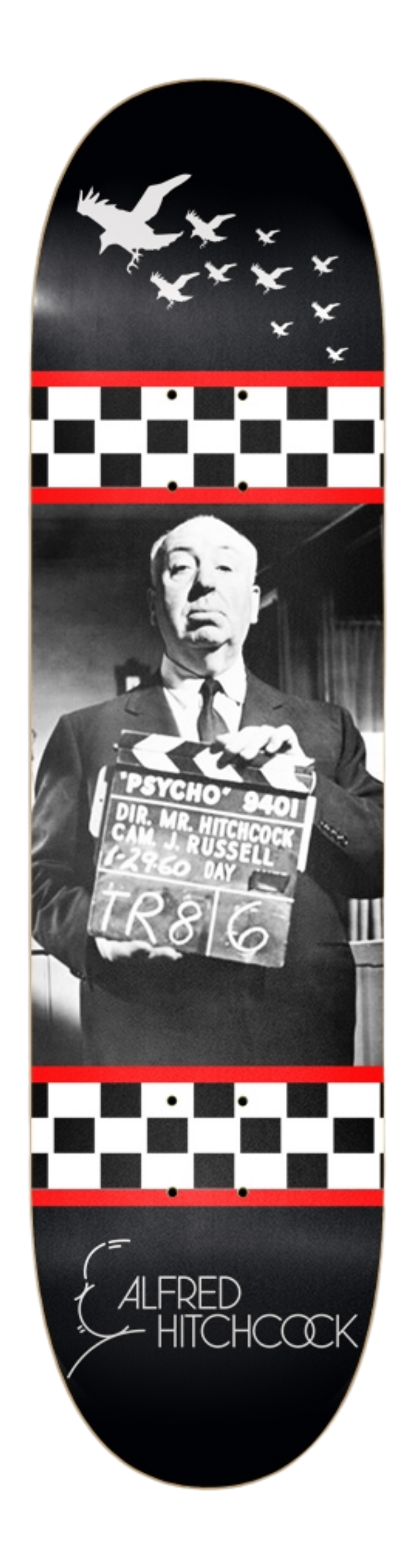 Hitchcock- Customized Skateboard