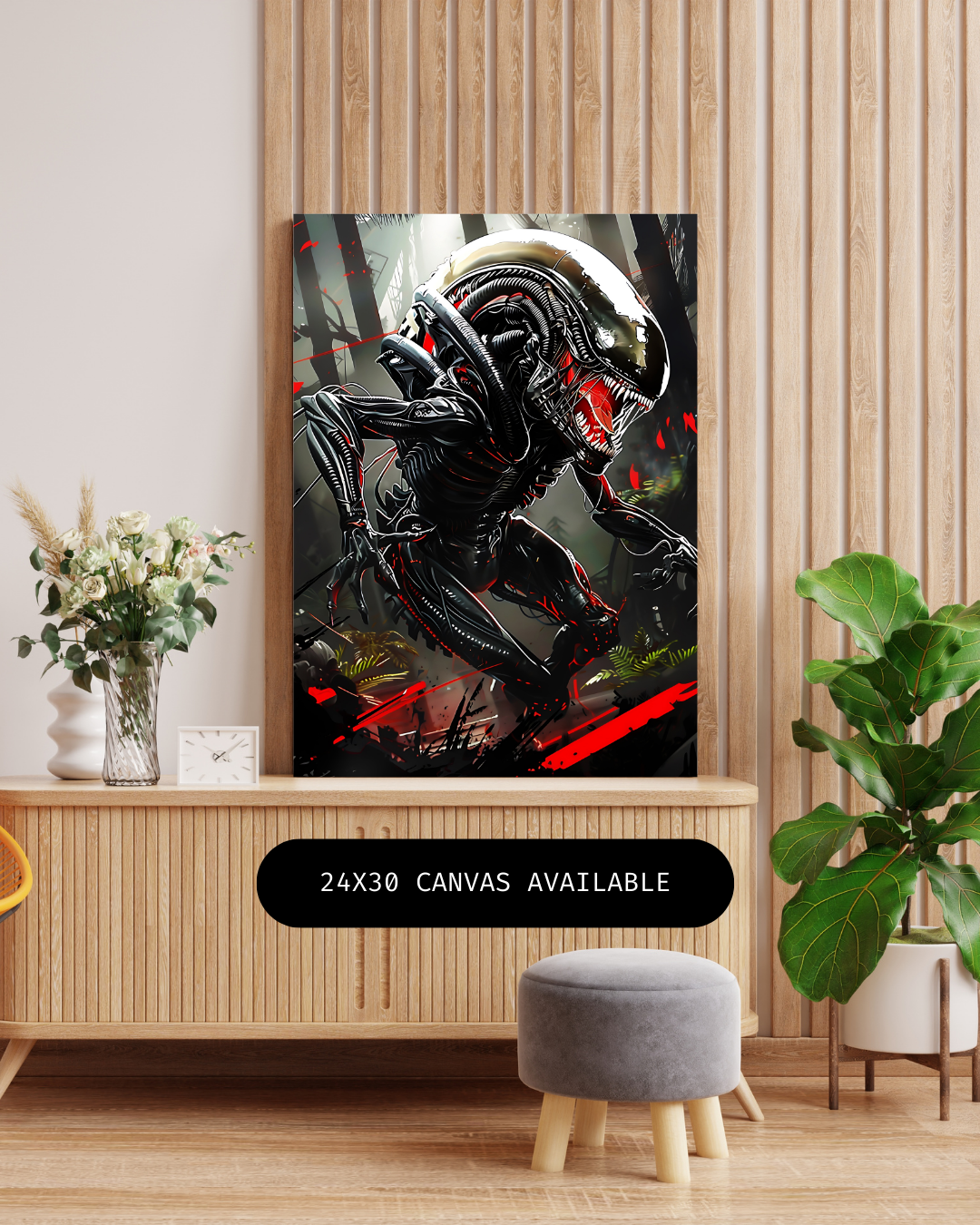 Alien- Custom Canvas Wall Art