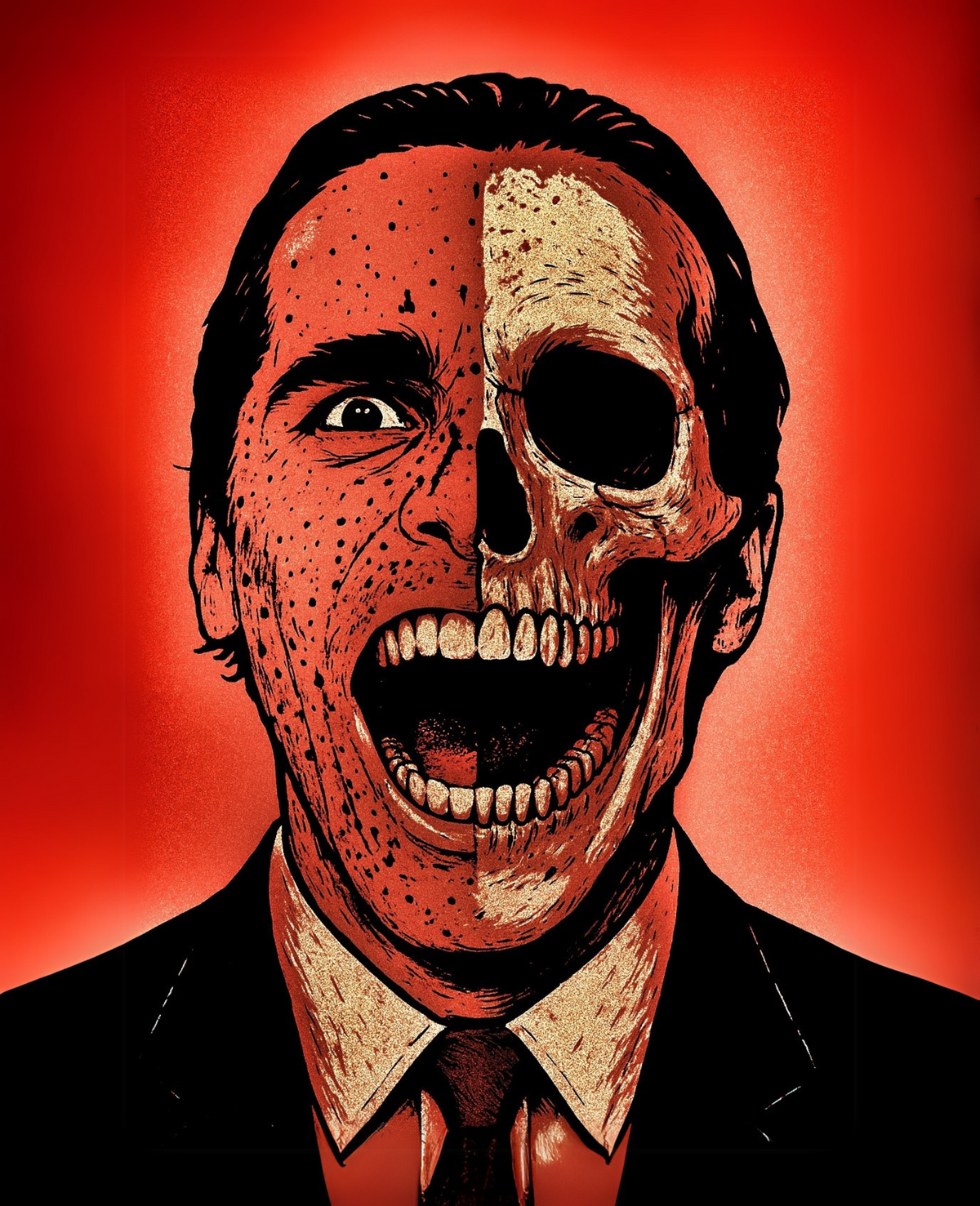 Corporate Psycho- Custom Canvas Wall Art