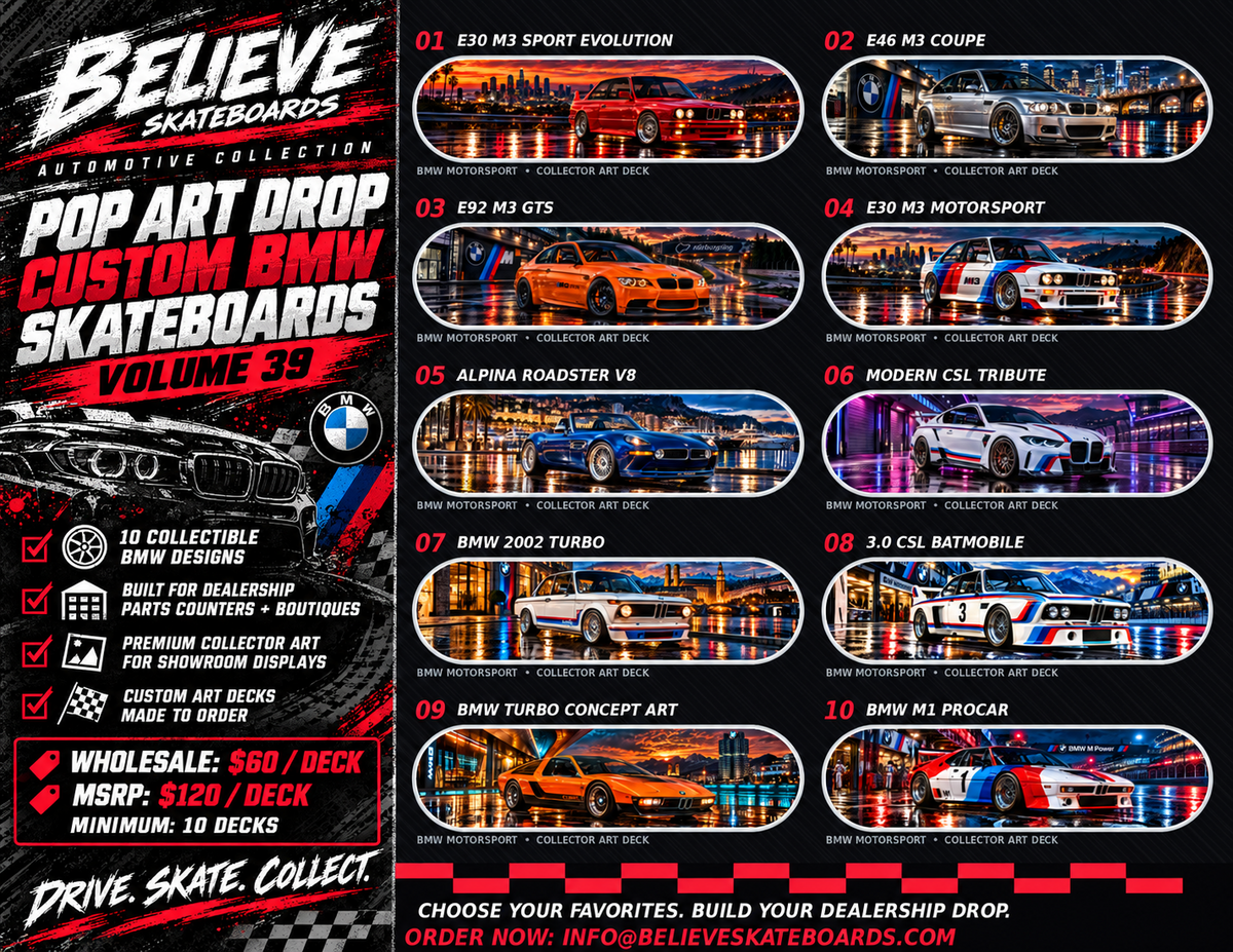 BMW POP ART DROP — VOLUME 39 | 10-DECK COLLECTION