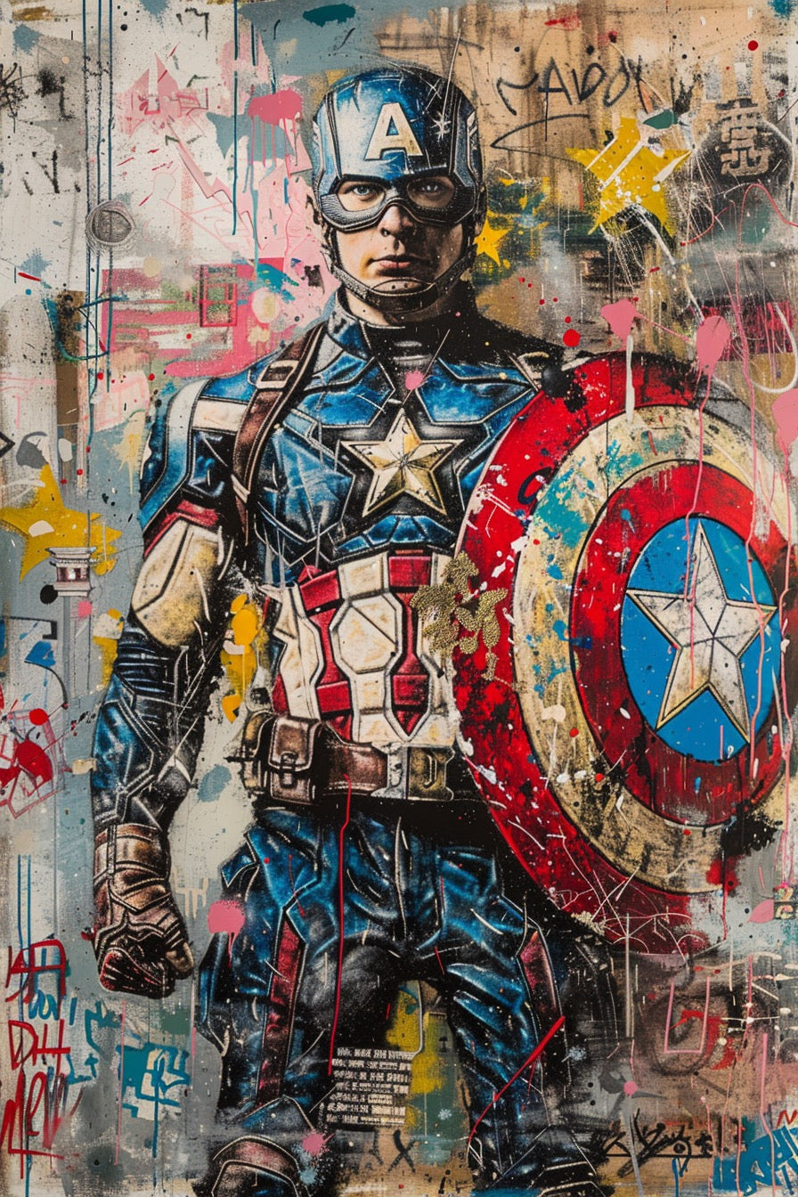 Captain America- Custom Canvas Wall Art
