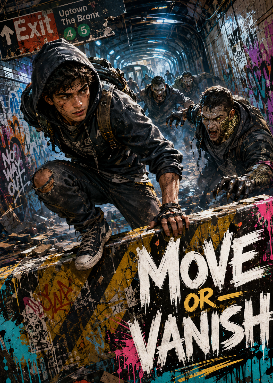 Move or Vanish- Custom 5x7