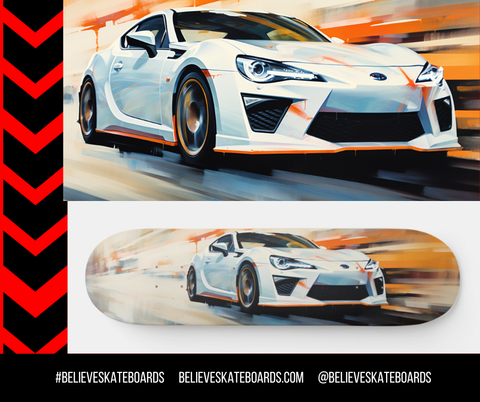 Toyota Automotive Art Skateboard Deck — Design 36