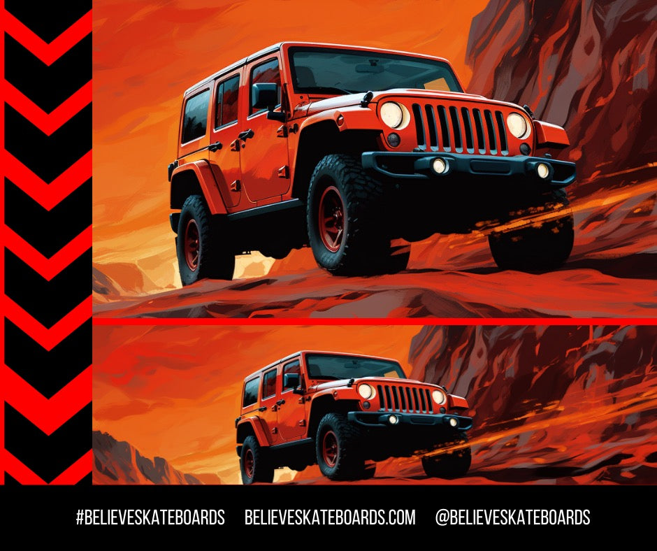 Jeep- Custom Skateboard
