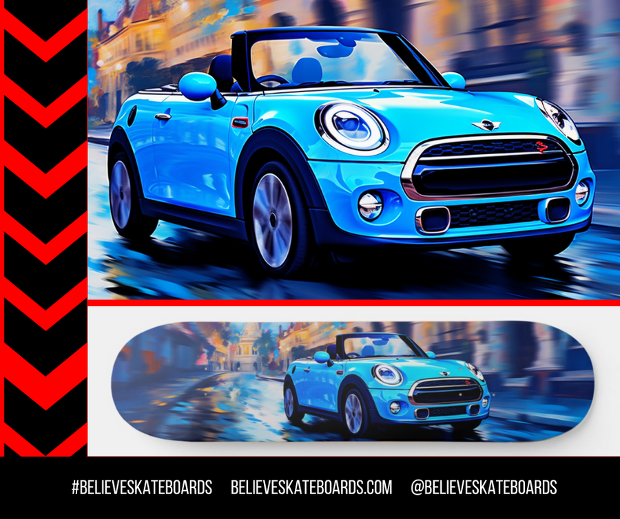 Mini Cooper- Custom Skateboard