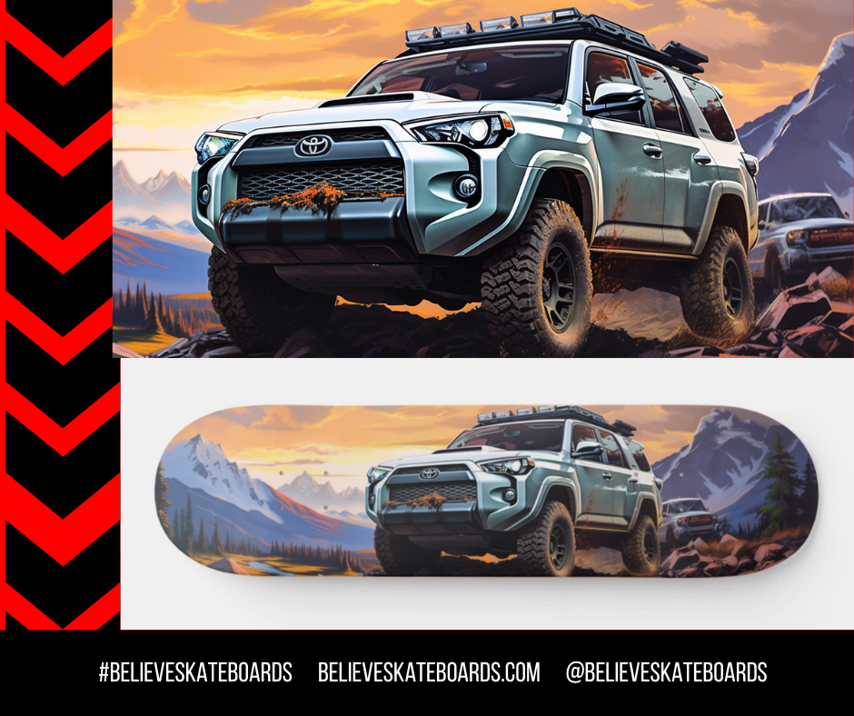 Toyota Automotive Art Skateboard Deck — Design 13