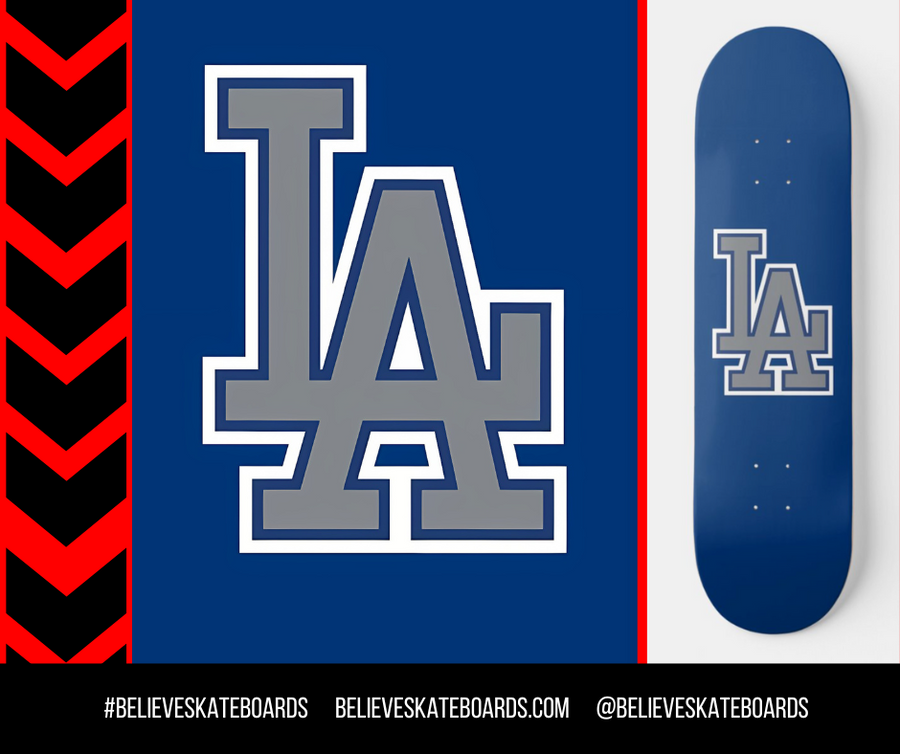 LA Dodgers- Custom Skateboard