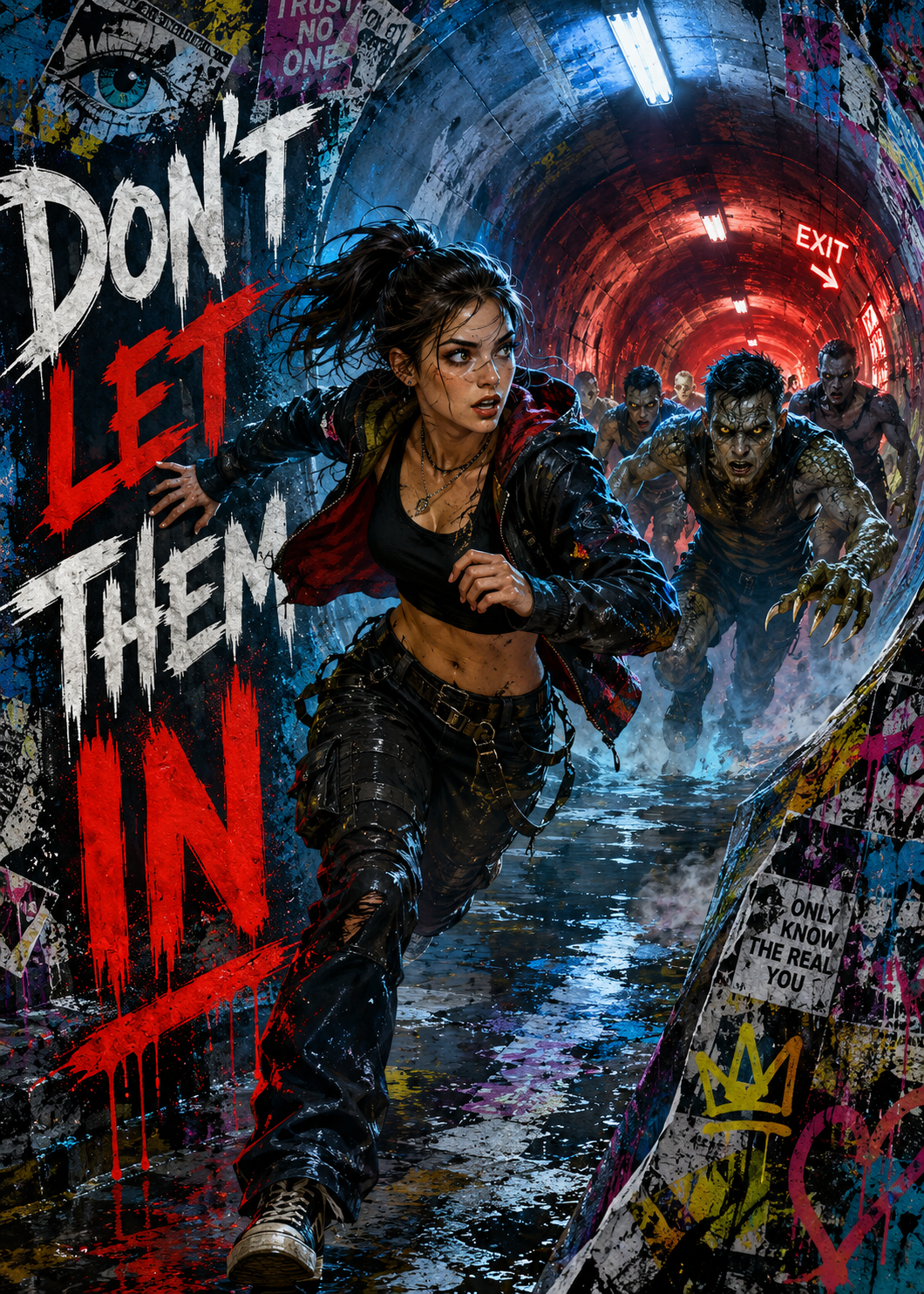 Don't Let them in- Custom 5x7