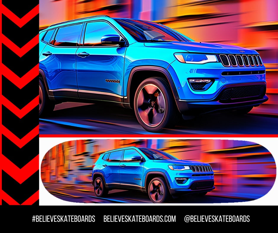 Jeep- Custom Skateboard