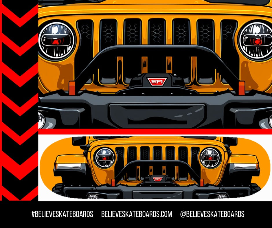 Jeep- Custom Skateboard