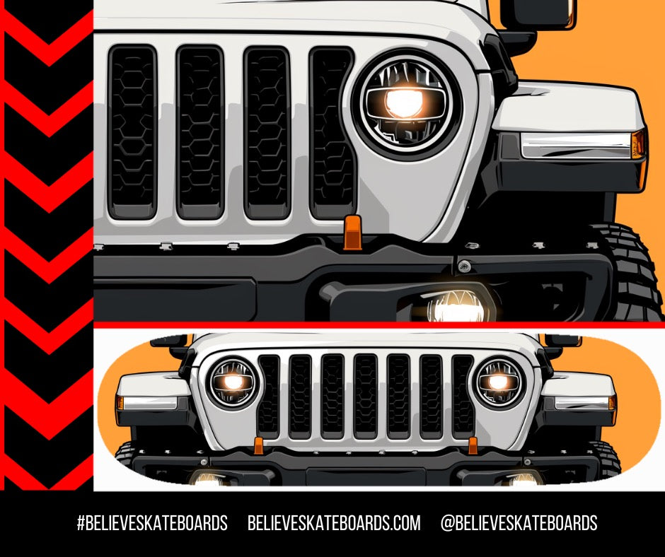 Jeep- Custom Skateboard