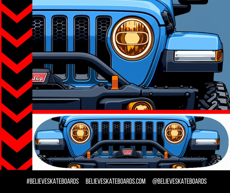 Jeep- Custom Skateboard