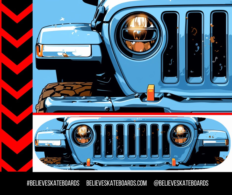 Jeep- Custom Skateboard