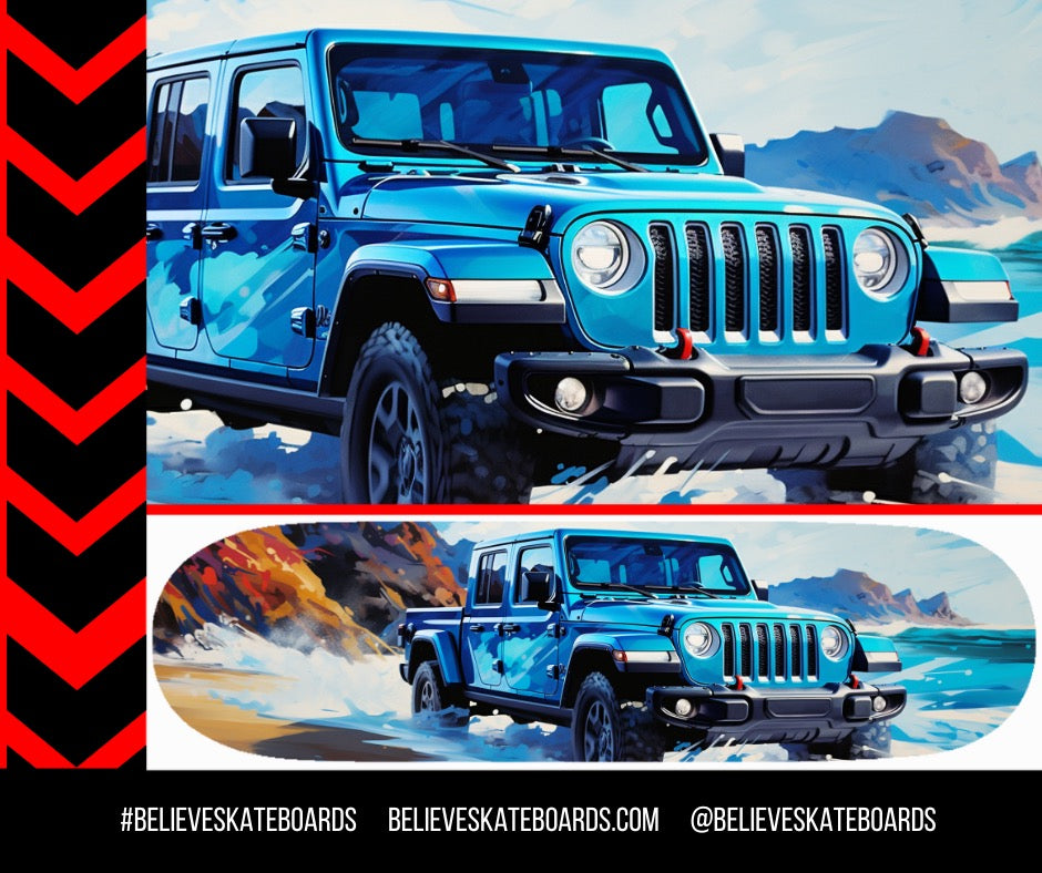 Jeep- Custom Skateboard