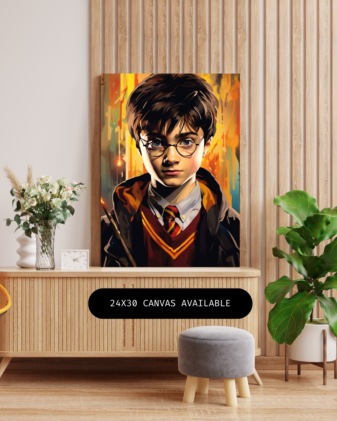 Wizard Kid- Custom Canvas Wall Art