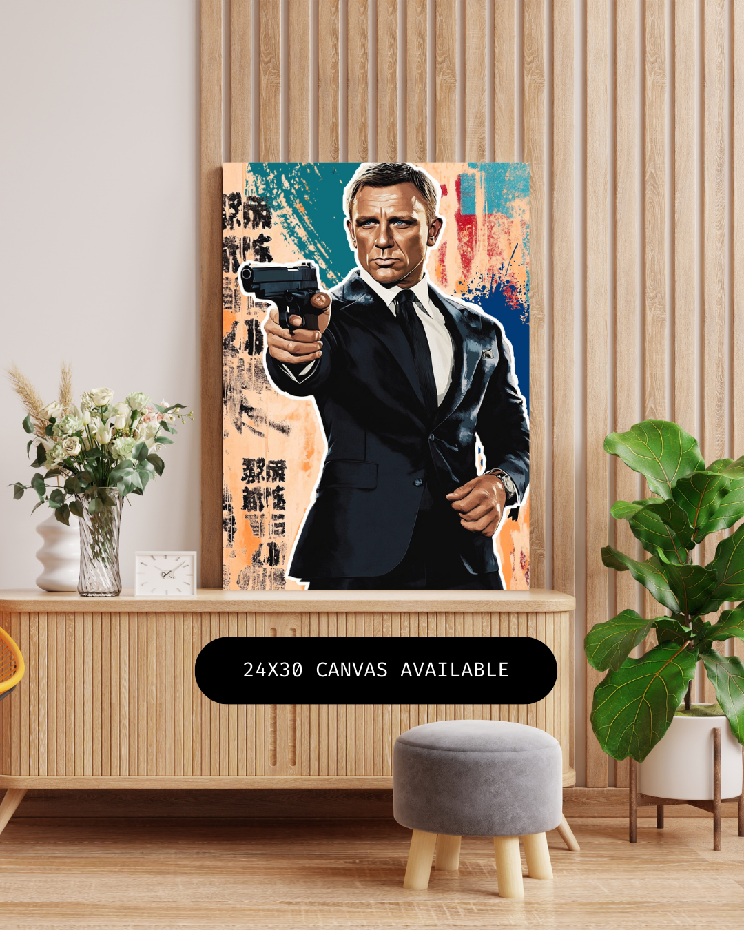 British Agent - Custom Canvas Wall Art