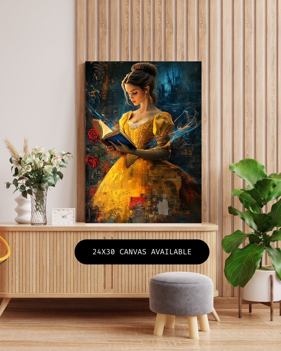 Yellow Beauty- Custom Canvas Wall Art