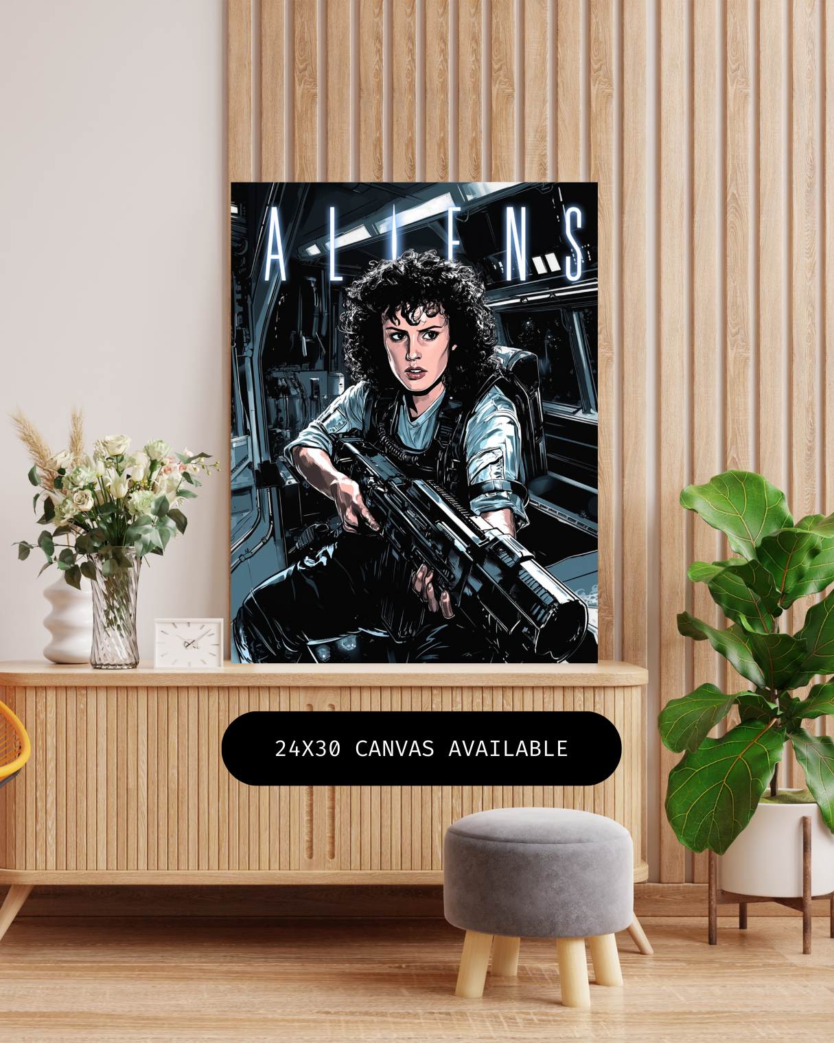 Alien Ship- Custom Canvas Wall Art