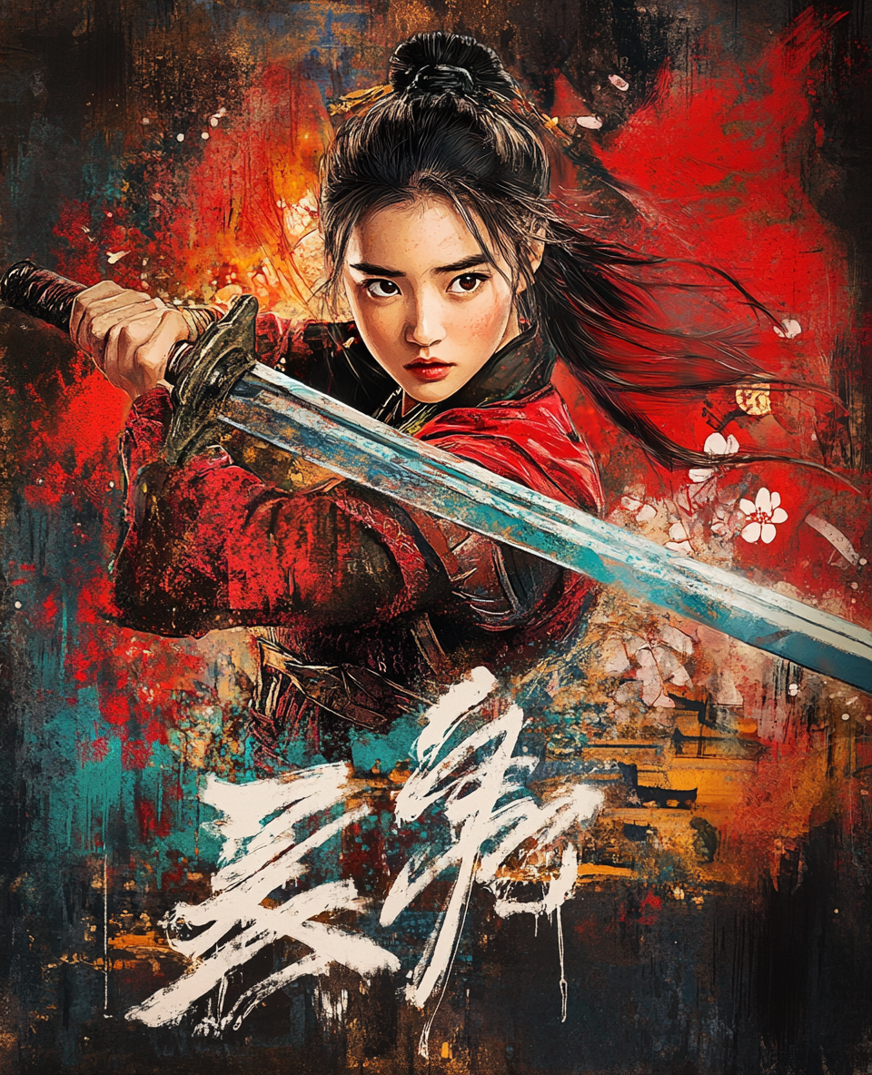 Woman Warrior- Custom Canvas Wall Art