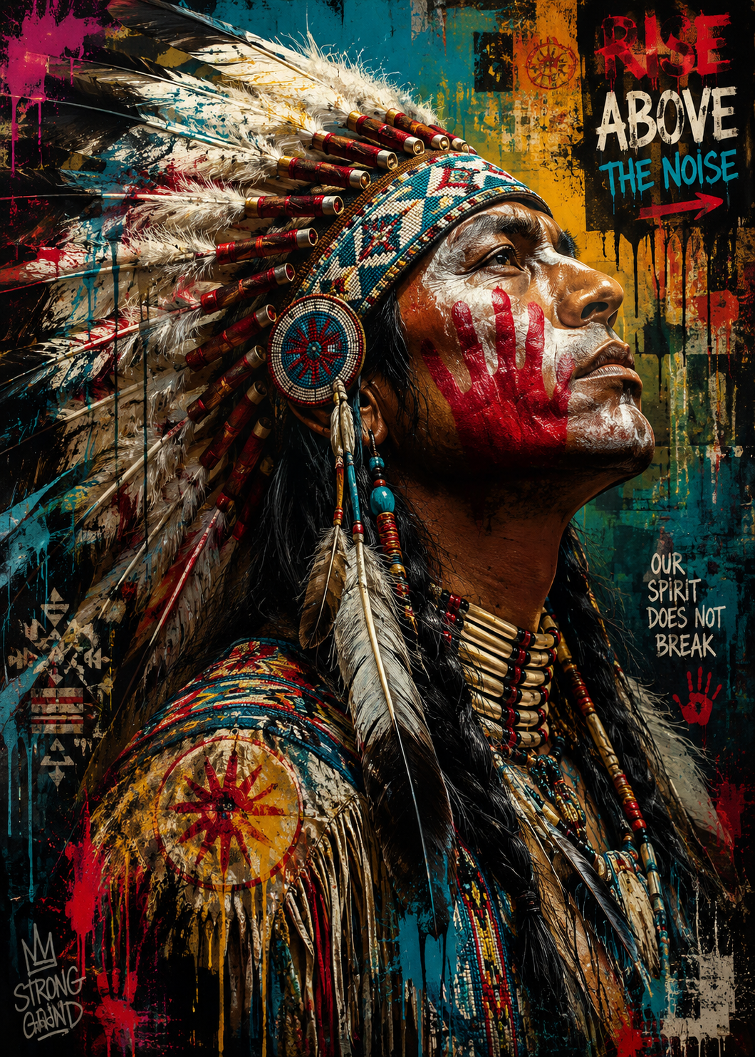 NATIVE AMERICAN- Custom 5x7