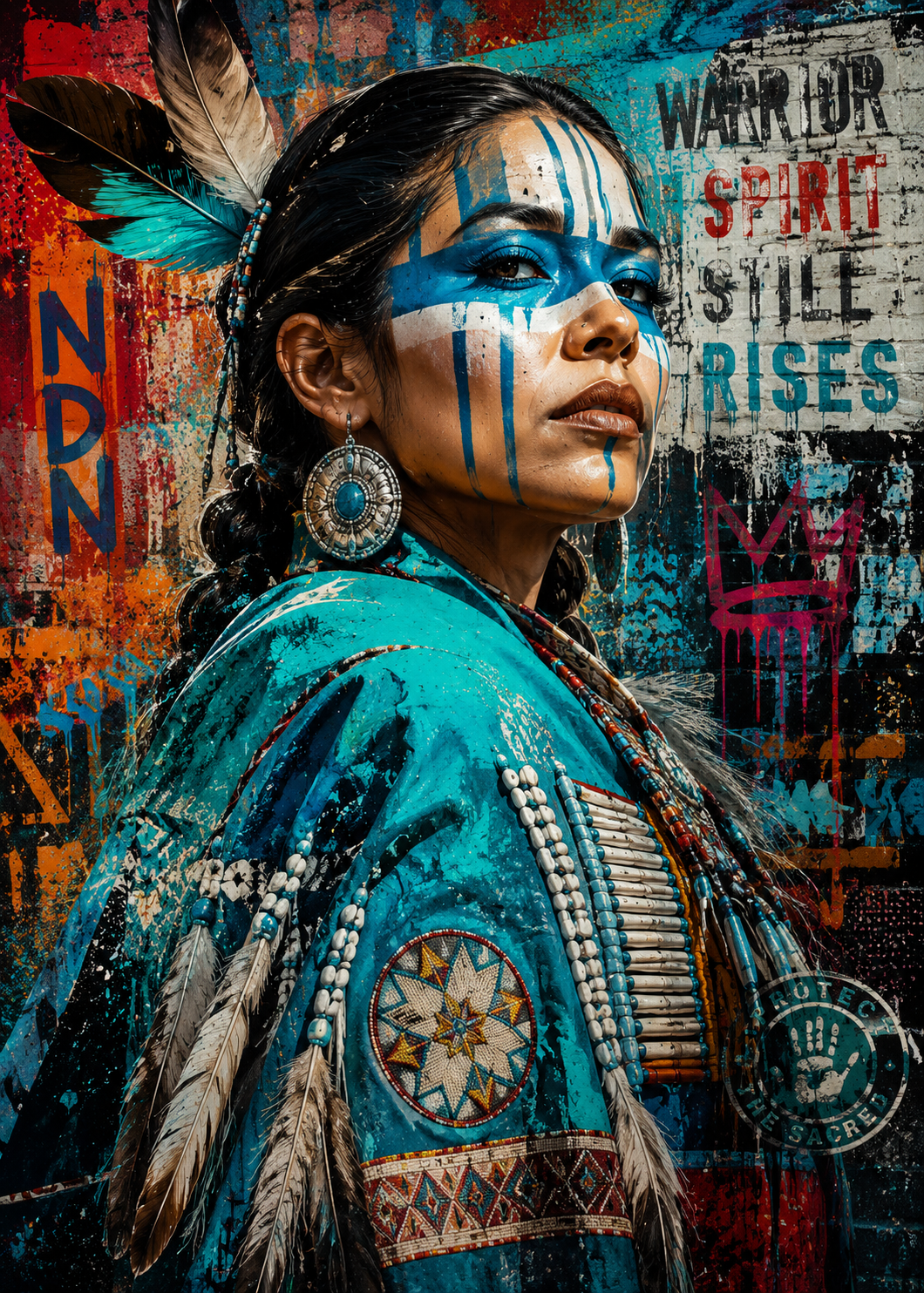 NATIVE AMERICAN- Custom 5x7