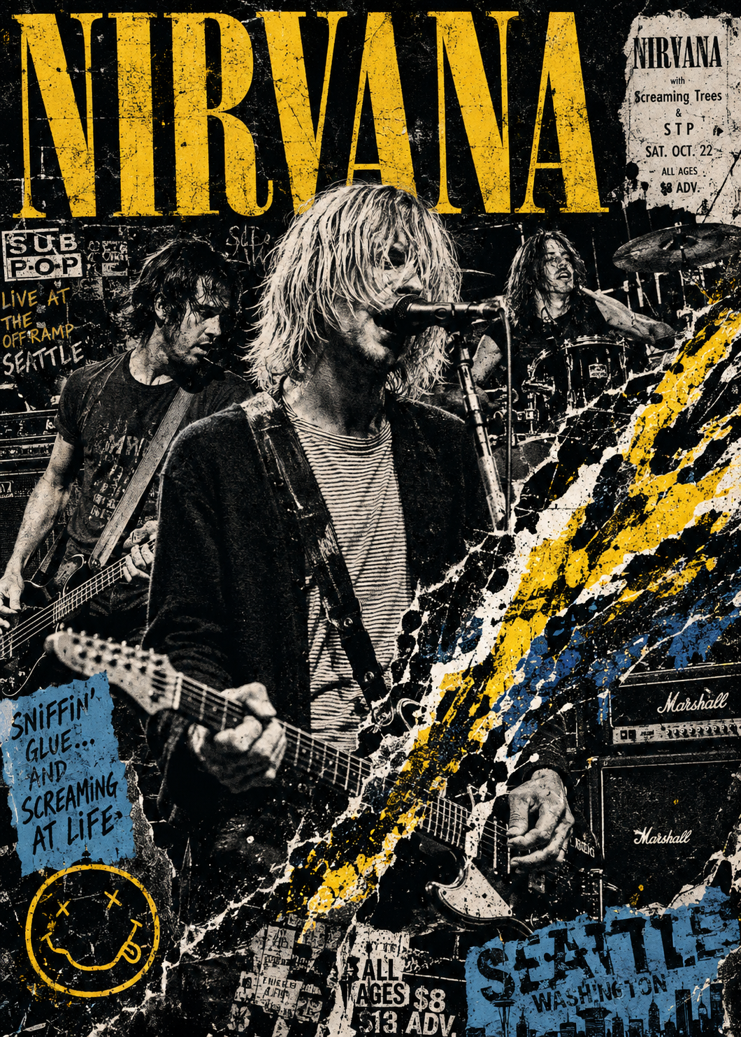 Teen Spirit- Custom 5x7 Canvas