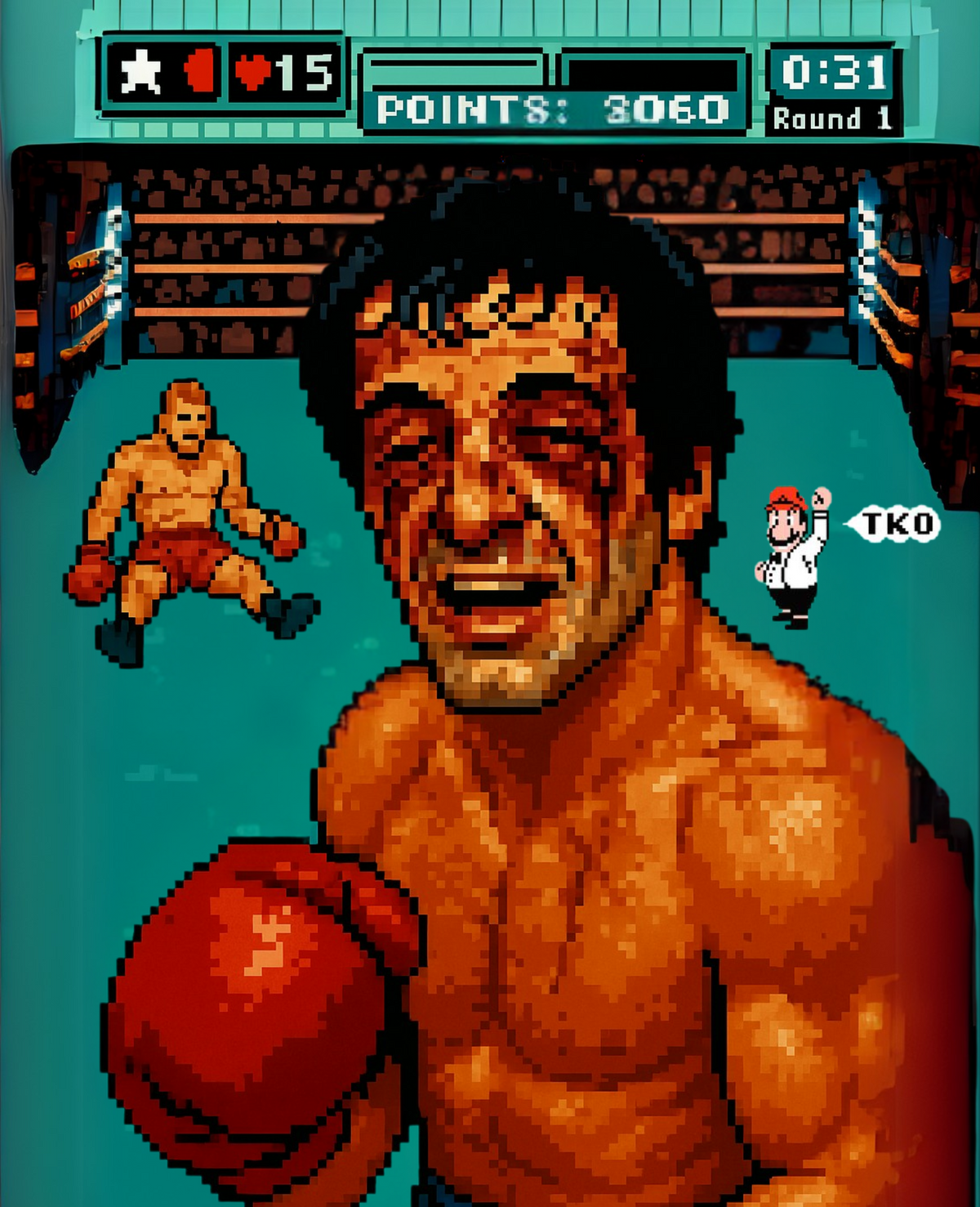 Punch Back- Custom Canvas Wall Art