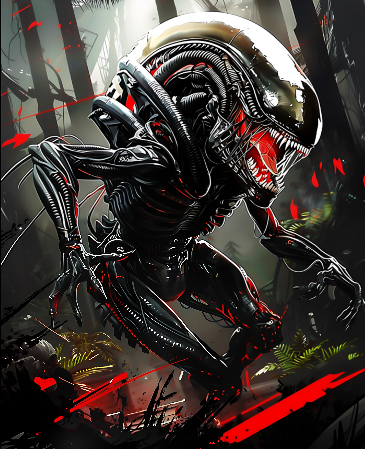 Alien- Custom Canvas Wall Art