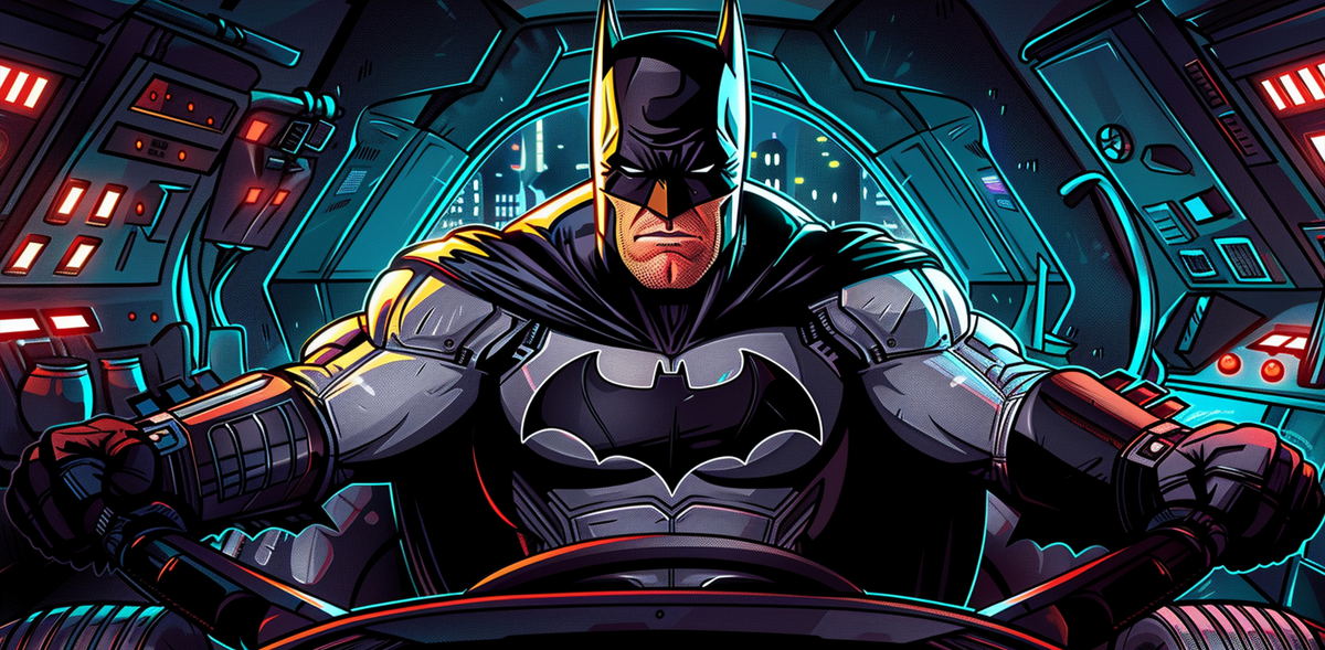 Batmobile- Custom Canvas Wall Art