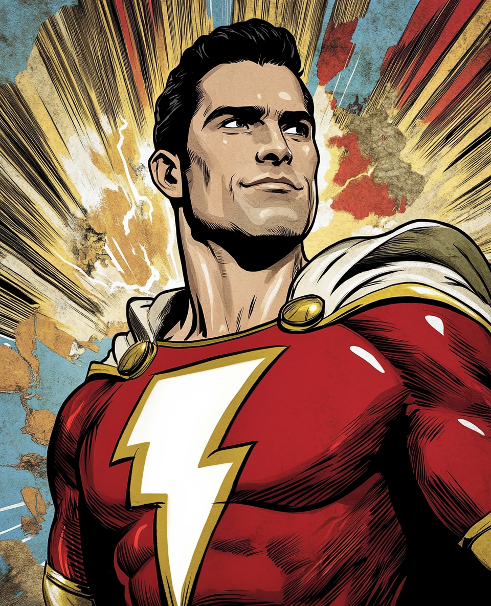 Shazam — 5×7 Canvas Art