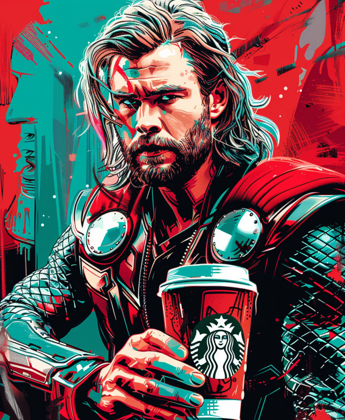 Thunder Coffee - Custom Canvas Wall Art