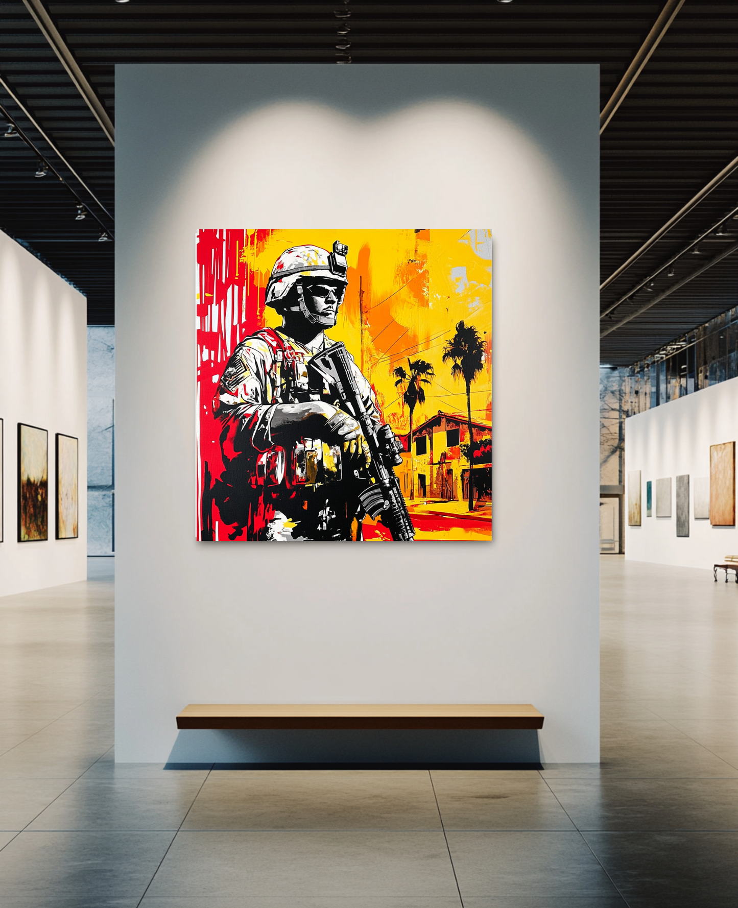 American Captain- Custom Canvas Wall Art
