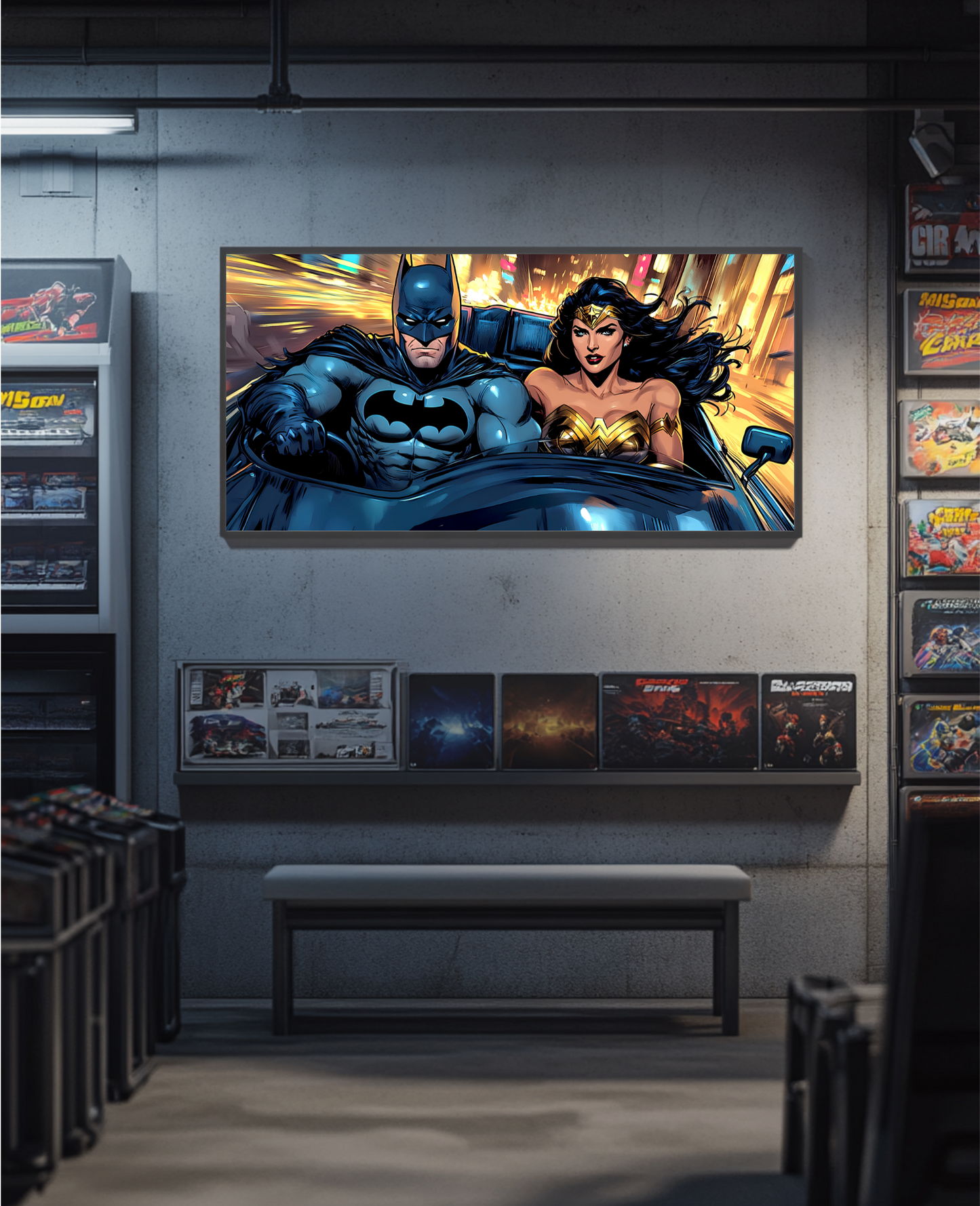Wonder Bat- Custom Canvas Wall Art