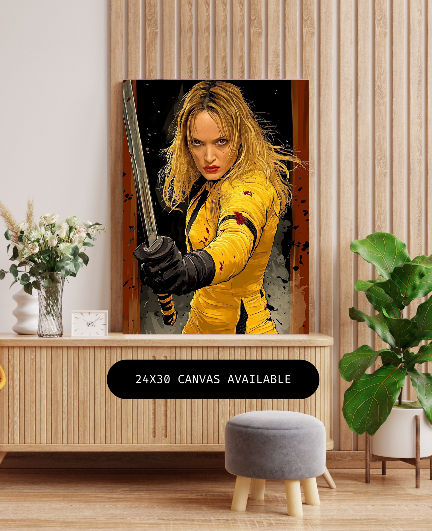Black Mamba- Custom Canvas Wall Art