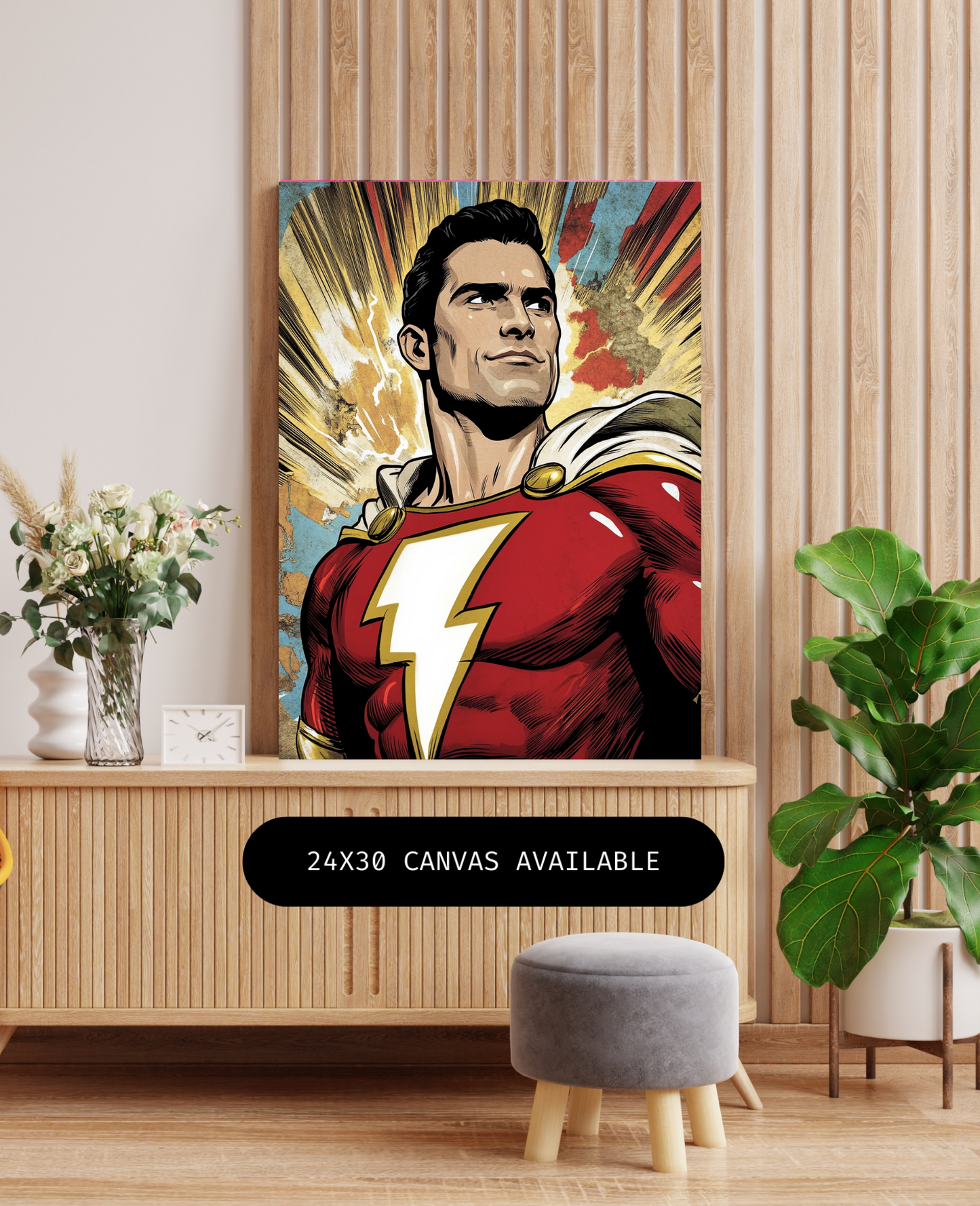 Teenage Superhero- Custom Canvas Wall Art
