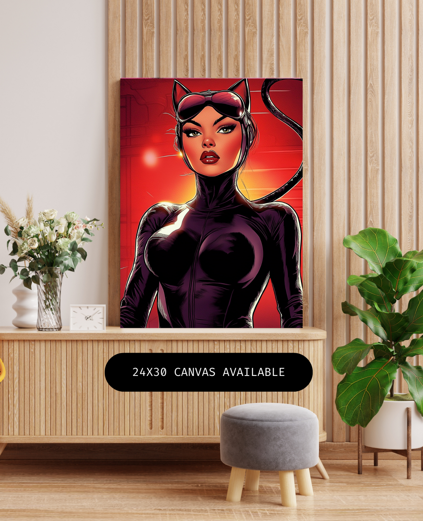Cat Lady- Custom Canvas Wall Art