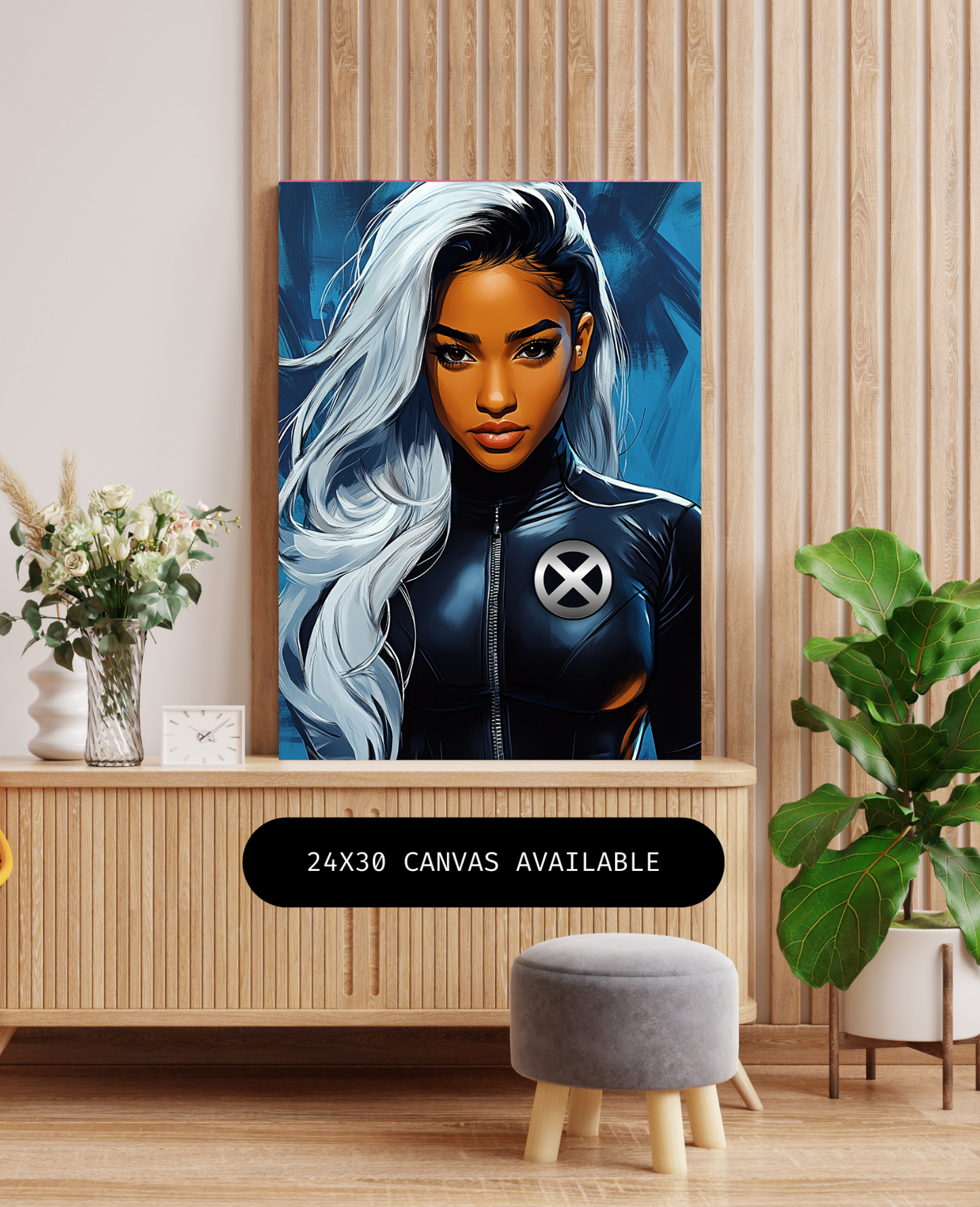 Weather Lady- Custom Canvas Wall Art