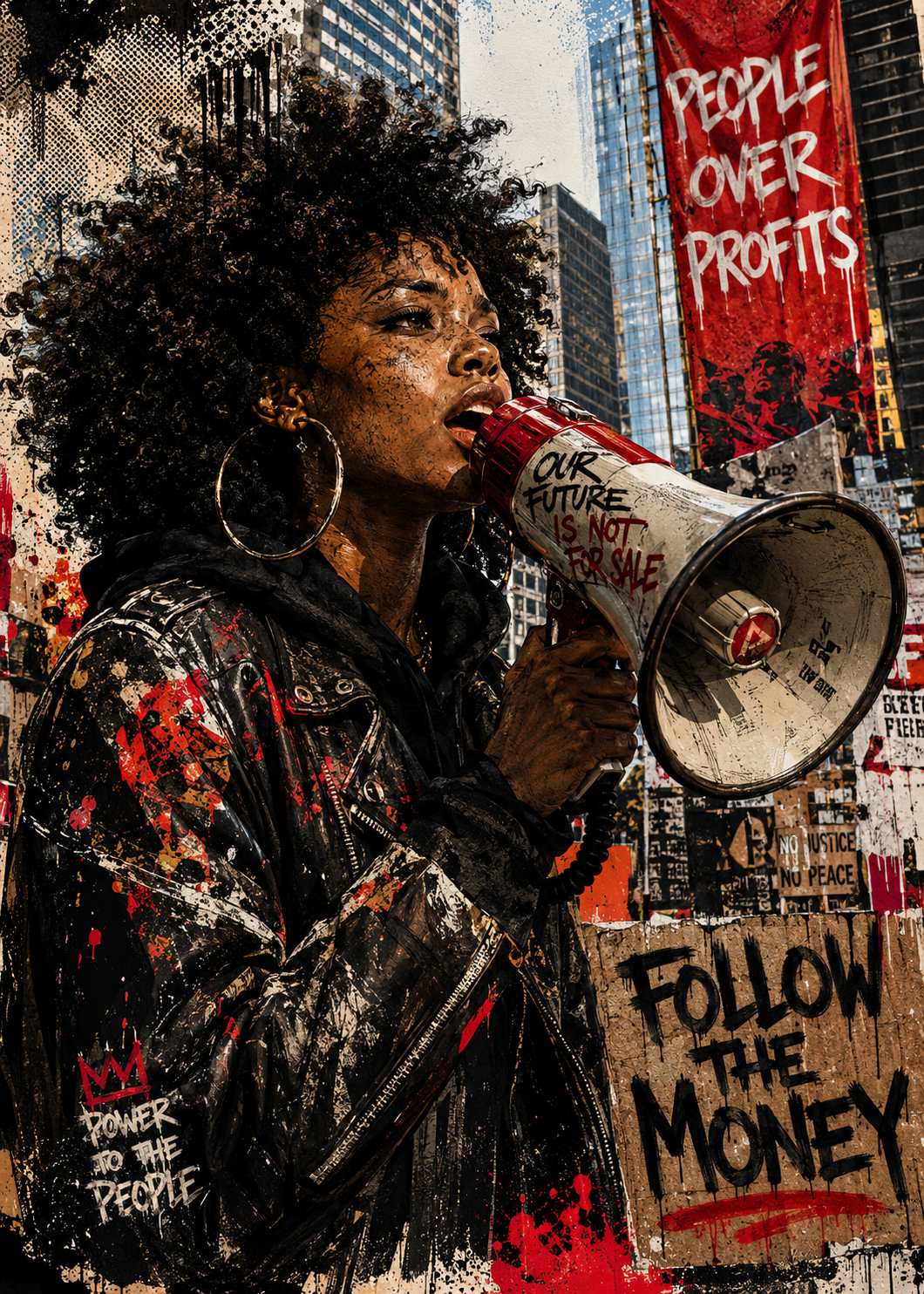 Follow the Money- Custom 5x7