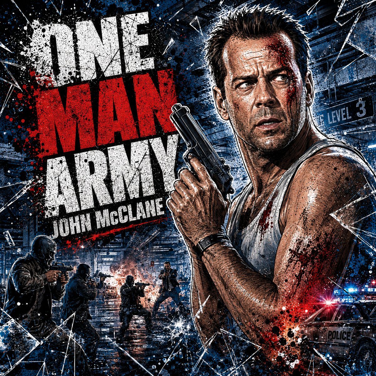 Die Hard — 4x4 Tile — Design 4