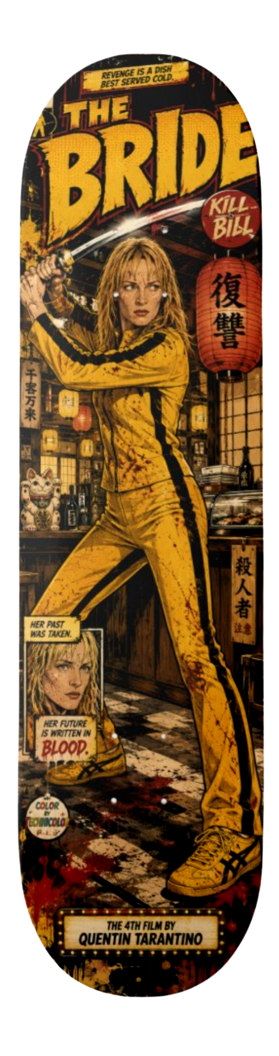 The Bride Katana Revenge — Skateboard Deck