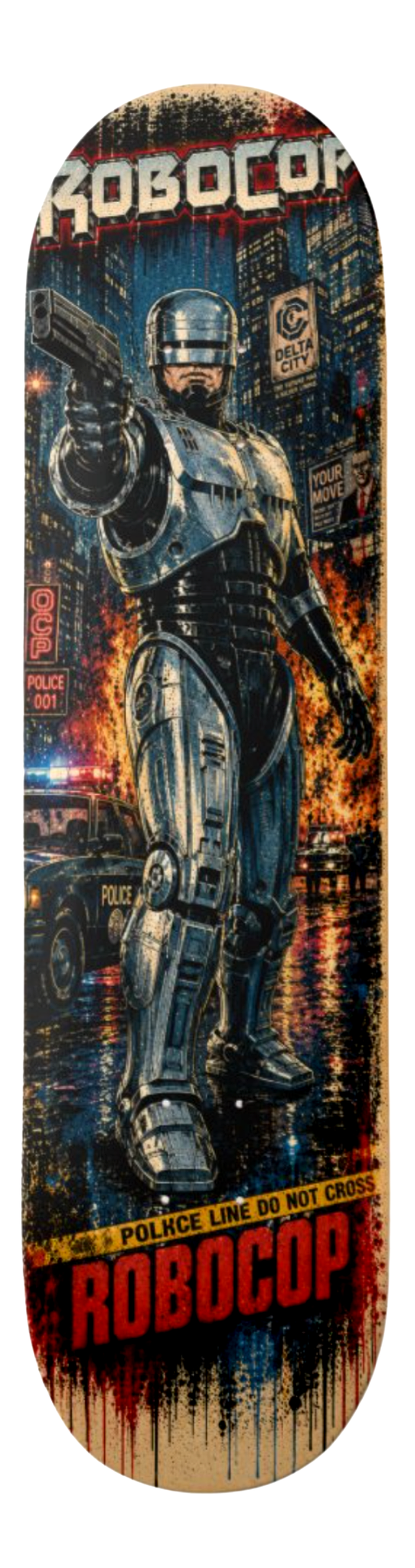 RoboCop Delta City — Skateboard Deck